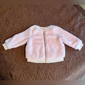 Cat & Jack Baby Girls Faux Fur Jacket - Size 18 Months